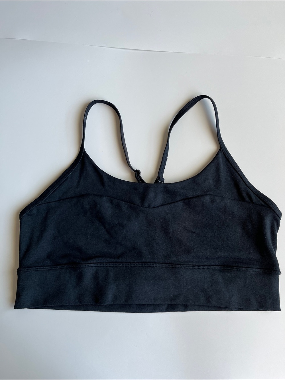 Marika Black Seamless Adjustable-Strap Sports Bralette